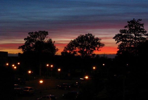 Sunset at York University
