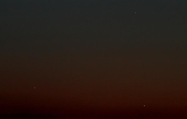 Jupiter, Mercury and Venus