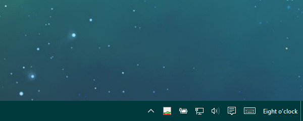 Windows 10 Notification Area